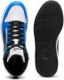 Puma Rebound V6 Mid sneakers wit zwart kobaltblauw Imitatieleer 35.5 - Thumbnail 6