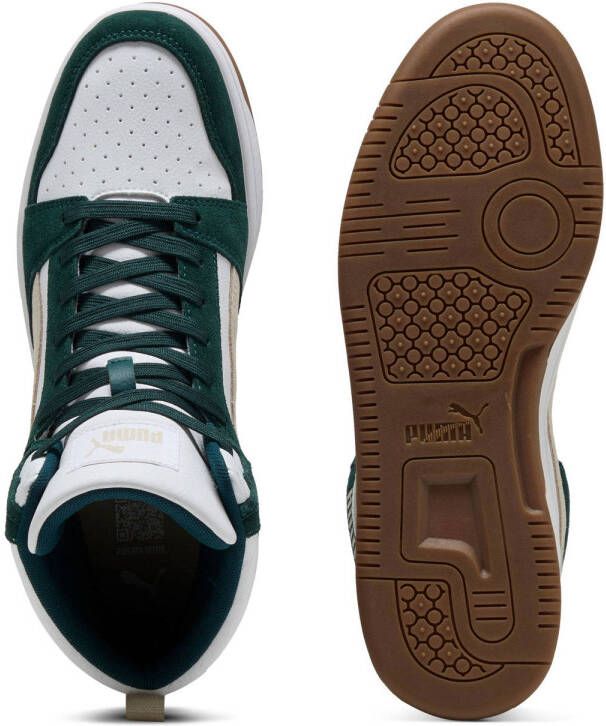 Puma Rebound V6 SD sneakers donkergroen beige bruin