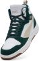 Puma Rebound V6 SD sneakers donkergroen beige bruin - Thumbnail 3