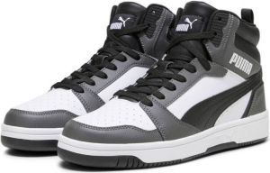 Puma Rebound V6 Sneakers grijs Imitatieleer
