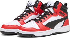Puma Veelzijdige Donkergrijze Hoge Sneakers Zwart Heren