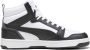 PUMA Rebound v6 Unisex Sneakers White- Black-Shadow Gray- White - Thumbnail 4