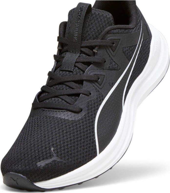 Puma Reflect Lite hardloopschoenen zwart wit