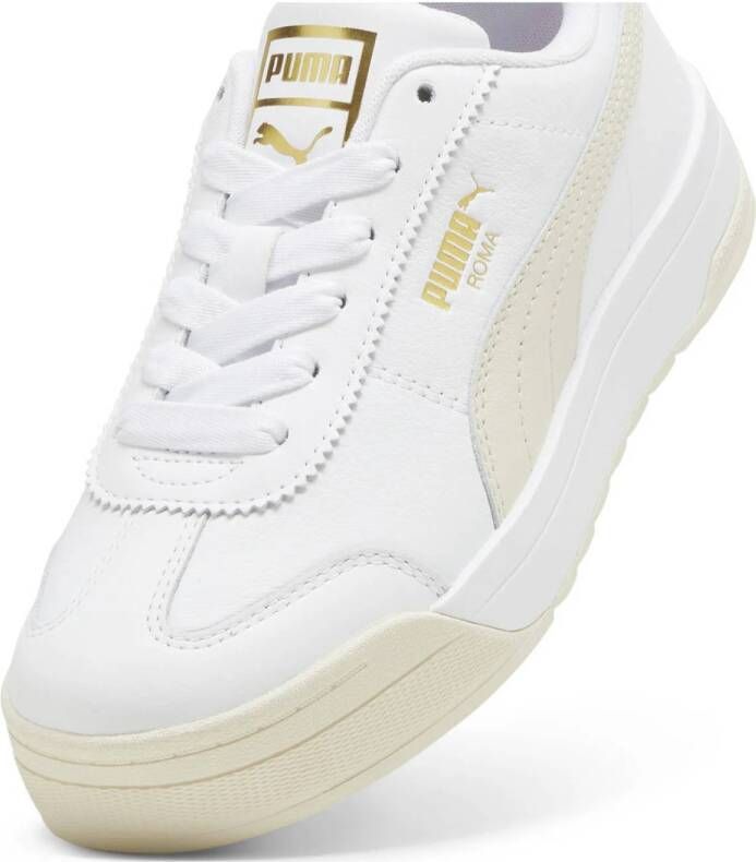 Puma Roma Feminine sneakers wit ecru