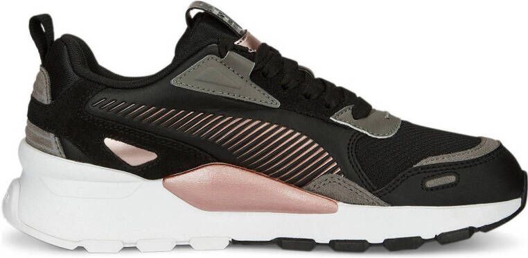 Puma RS 3.0 Metallic sneakers zwart roségoud taupe