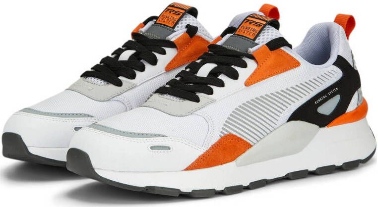 Puma RS 3.0 sneakers wit zwart oranje