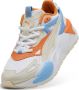 Puma RS-X Efekt sneakers wit blauw oranje - Thumbnail 4