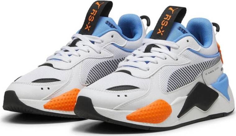 Puma RS-X sneakers wit blauw oranje