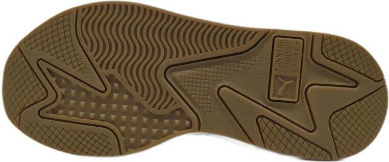 Puma RS-X Suède sneakers ecru zand groen