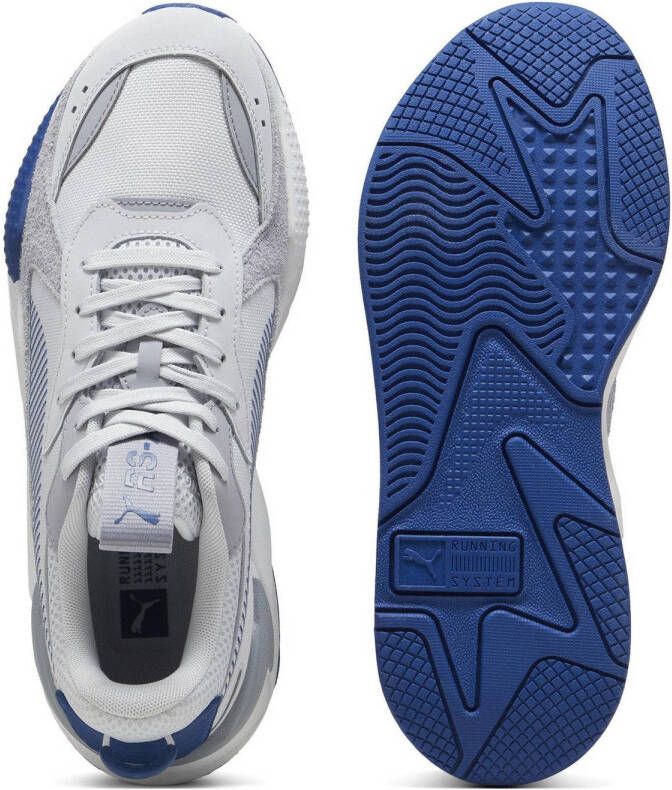 Puma RS-X Suède sneakers lichtgrijs grijs blauw