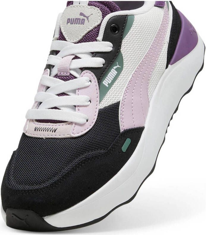 Puma Runtamed Platform sneakers antraciet lila paars