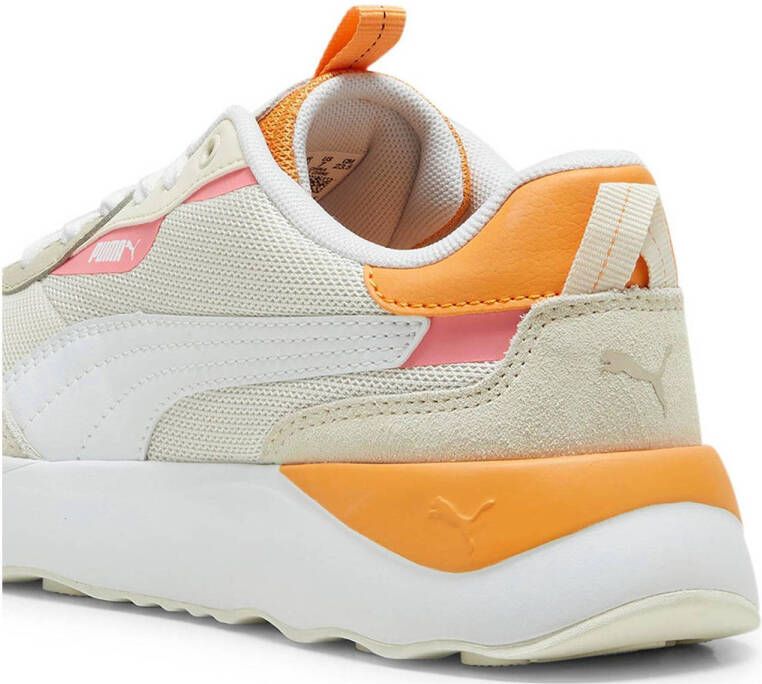 Puma Runtamed Platform sneakers beige wit oranje
