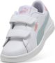 Puma Smash 3.0 L V sneakers wit mintgroen roze - Thumbnail 2