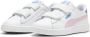 Puma Smash 3.0 sneakers wit lila blauw Jongens Meisjes Imitatieleer Meerkleurig 31 - Thumbnail 3