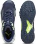 Puma Solarcourt RCT tennisschoenen donkerblauw geel - Thumbnail 1