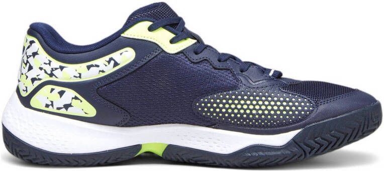 Puma Solarcourt RCT tennisschoenen donkerblauw geel