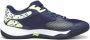 Puma Solarcourt RCT tennisschoenen donkerblauw geel - Thumbnail 3