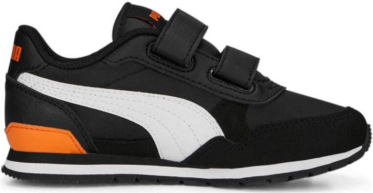 Puma ST Runner V3 sneakers zwart wit oranje