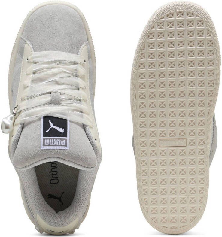 Puma Suede XL Glam Athletics sneakers grijs lichtgrijs