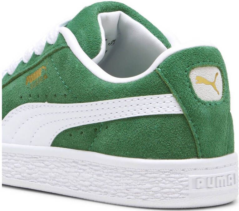 Puma Suede sneakers groen wit