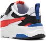 Puma Trinity Lite AC sneakers wit rood zwart Jongens Meisjes Mesh Meerkleurig 28 - Thumbnail 4