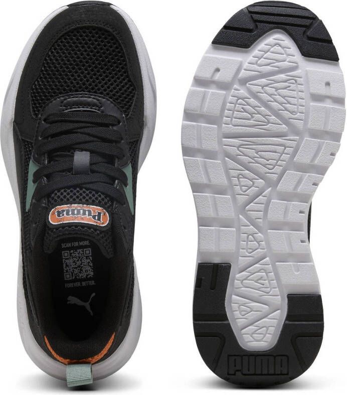 Puma Trinity Lite Mid 90s sneakers zwart groen oranje
