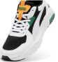 PUMA Trinity Lite Heren Sneakers Black-Silver Mist- White-Clementine - Thumbnail 4