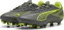 Puma Ultra 5 lay FG AG senior voetbalschoenen zwart geel zilver - Thumbnail 3