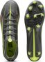 Puma Ultra 5 Match FG AG Senior voetbalschoenen zwart geel zilver - Thumbnail 5
