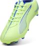 Puma Ultra 5 Play senior voetbalschoenen geel wit blauw - Thumbnail 5