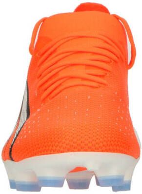 Puma Ultra Match FG AG voetbalschoenen oranje wit