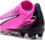 PUMA Ultra Match Gras Kunstgras Voetbalschoenen (MG) Dames Roze Wit Zwart - Thumbnail 5