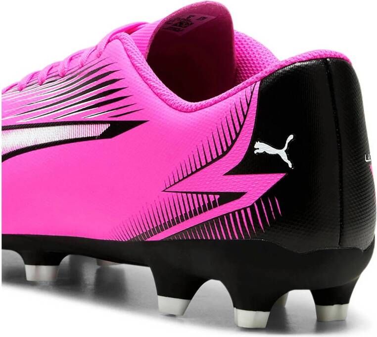 Puma Ultra Play Sr. voetbalschoenen roze wit zwart