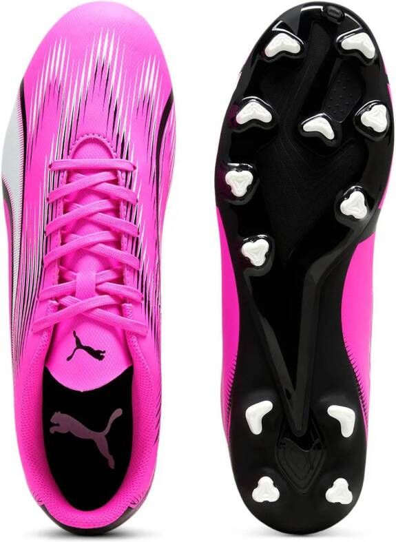 Puma Ultra Play Sr. voetbalschoenen roze wit zwart