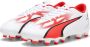 PUMA Ultra Play Gras Kunstgras Voetbalschoenen (MG) Kids Wit Rood Zwart - Thumbnail 1