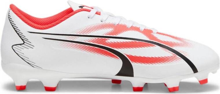 Puma Ultra Play voetbalschoenen wit rood zwart