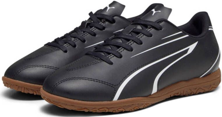 Puma Vitoria junior zaalvoetbalschoenen zwart