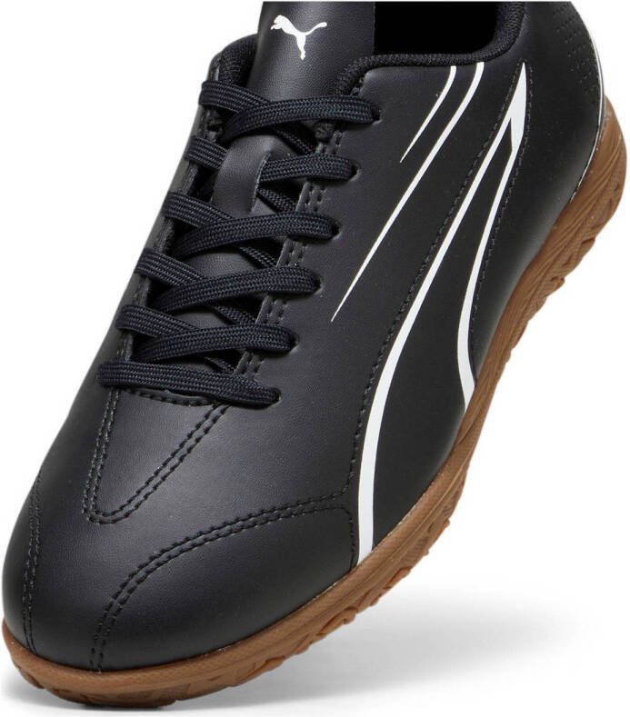 Puma Vitoria junior zaalvoetbalschoenen zwart