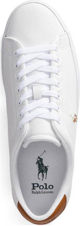 POLO Ralph Lauren Longwood leren sneakers wit