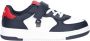 Ralph Lauren Masters Court Bear PS Schoolkind sneakers blauw wit - Thumbnail 3