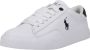 Ralph Lauren Polo Theron V White Navy kinder sneakers - Thumbnail 8