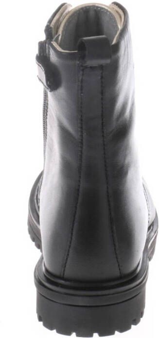 Red Code leren veterboots zwart