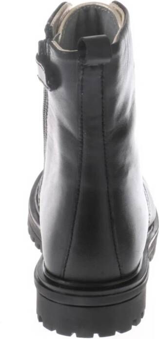 Red Code leren veterboots zwart