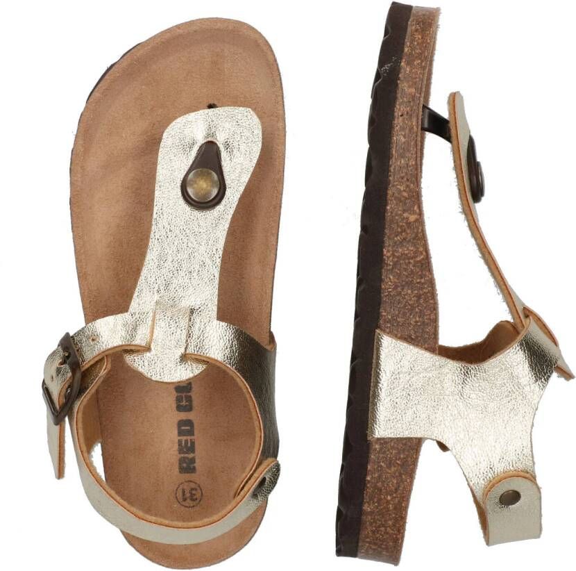 Red Code sandalen goud