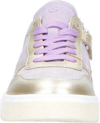 Red Code suède sneakers lila goud