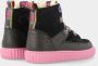 Red-Rag 12384 Zwarte sneaker roze zool Red Rag(30 Kleur Zwart ) - Thumbnail 4