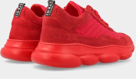 Red Rag 13483 leren chunky sneakers zwart