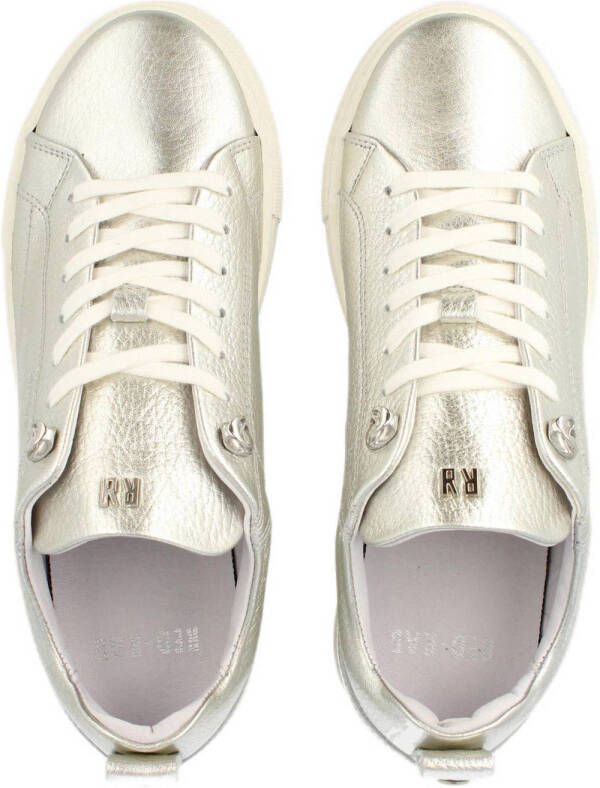 Red Rag 74402 leren sneakers zilver