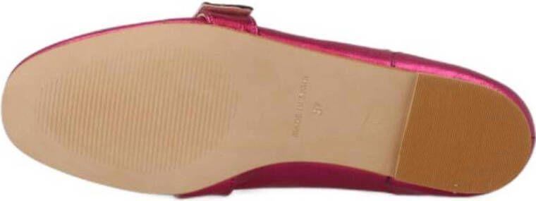 Red Rag 78598 leren loafers fuchsia