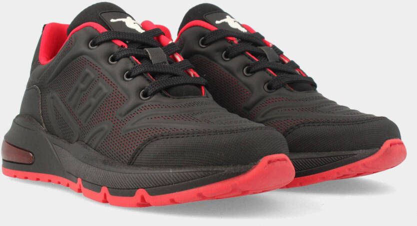 Red Rag sneakers zwart rood